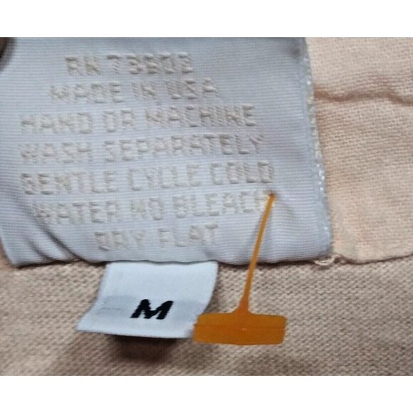 Stamp Maxi Dress Sz M Art-To-wear floral butterfly words button-up USA Resort - Picture 11 of 13